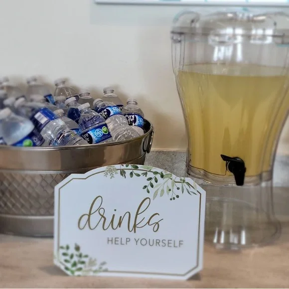 Botanical Greenery Bridal Shower Signs - Picture 3 of 7